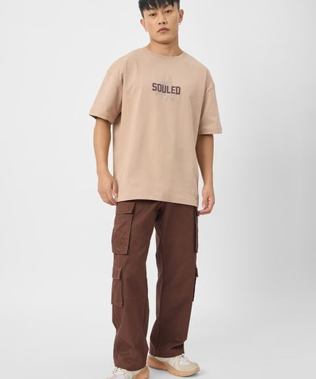 Hazelnut Oversized T-Shirts