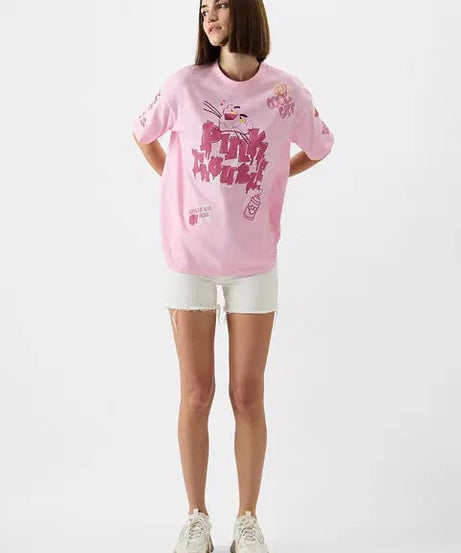 Pink Panther Pink Trouble T-shirt