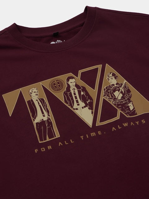 Loki Time Variance Authority Oversized T-Shirts