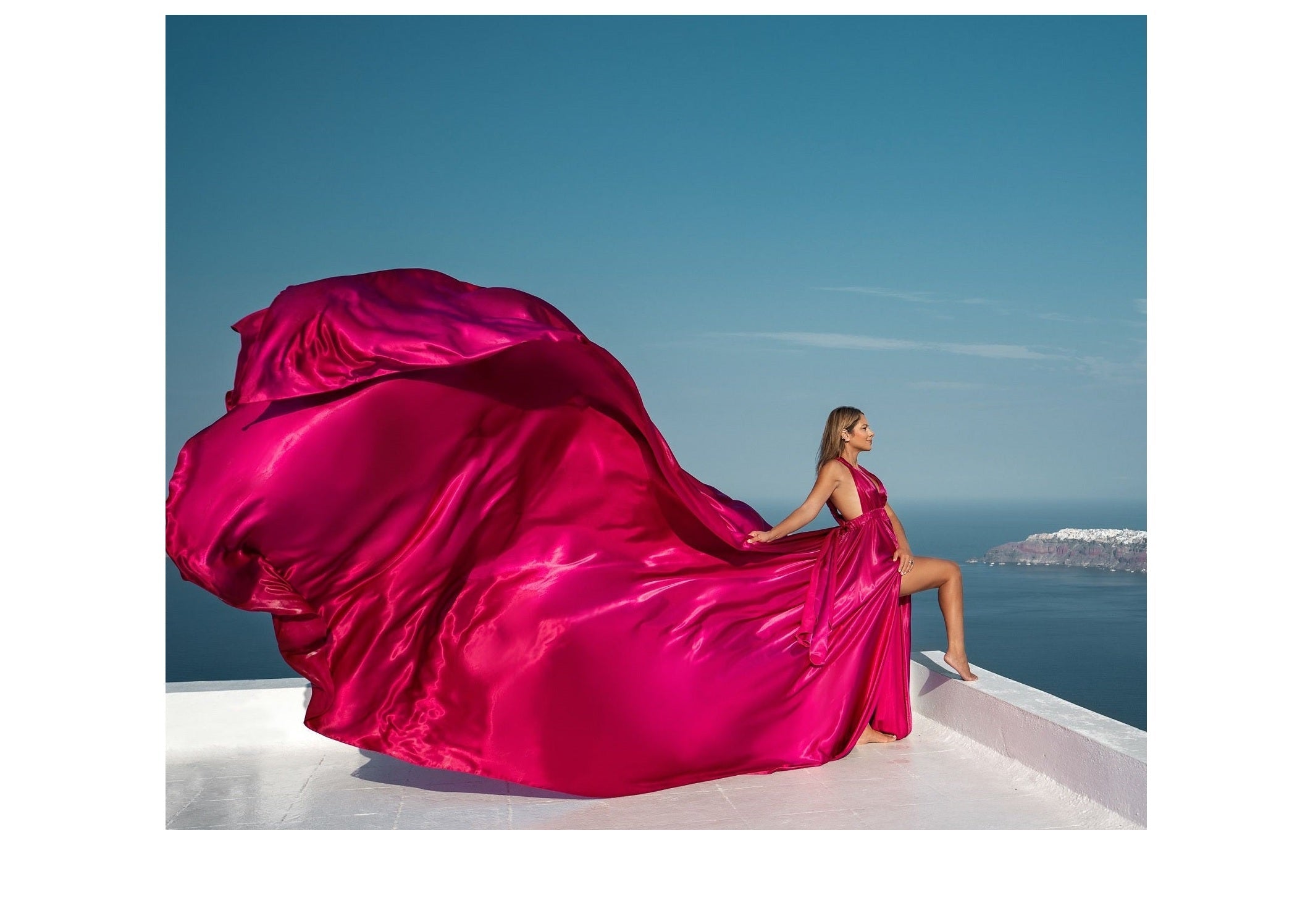 Long Flying Dress / Flying Dress For Photoshoot / Long Train Dress