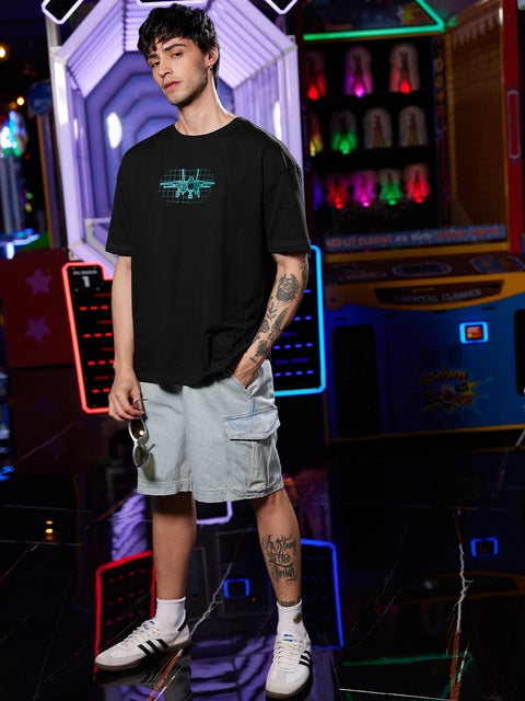 Top Gun  Blueprint Oversized T-Shirts