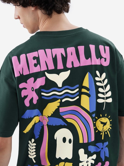 At The Beach Oversized T-Shirts