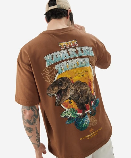 Jurassic Park Roaring Times Oversized T-Shirts