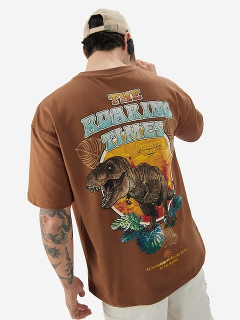 Jurassic Park Roaring Times Oversized T-Shirts