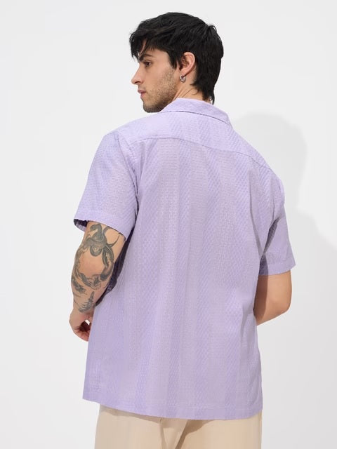 Solids Voila Men Textured Shirts