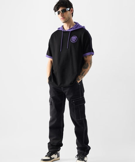 Black Panther Wakanda Forever Hooded T-Shirts