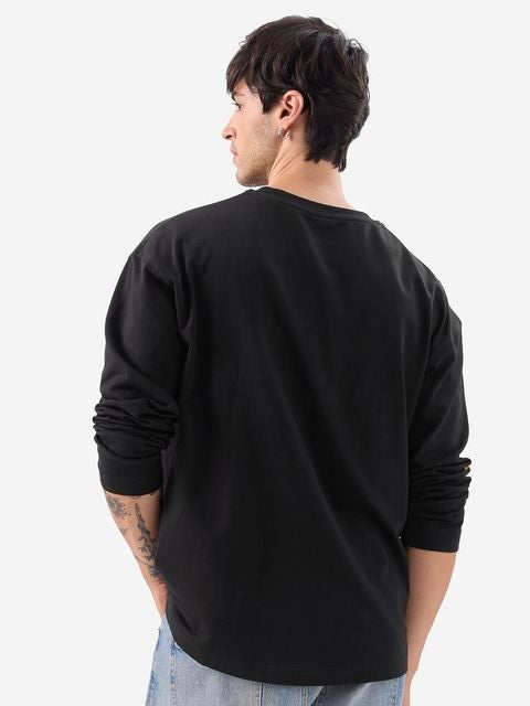 Trippy Blaze Oversized Full Sleeve T-Shirts