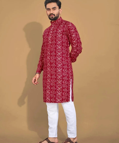 Premium Soft Cotton Men's Kurta Pajama Set