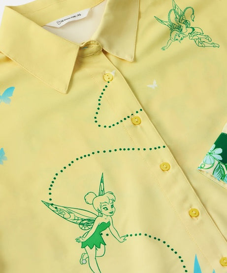 Tinker Bell Touch of Magic Women Boyfriend Shirts