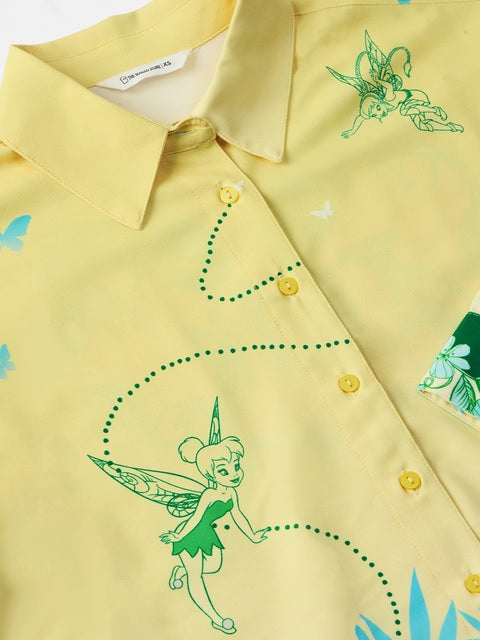 Tinker Bell Touch of Magic Women Boyfriend Shirts