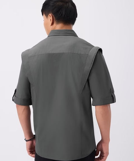 Korean Shirt Steel Oversized Shirt