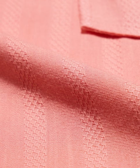 Solids Coral Men Textured Shirts