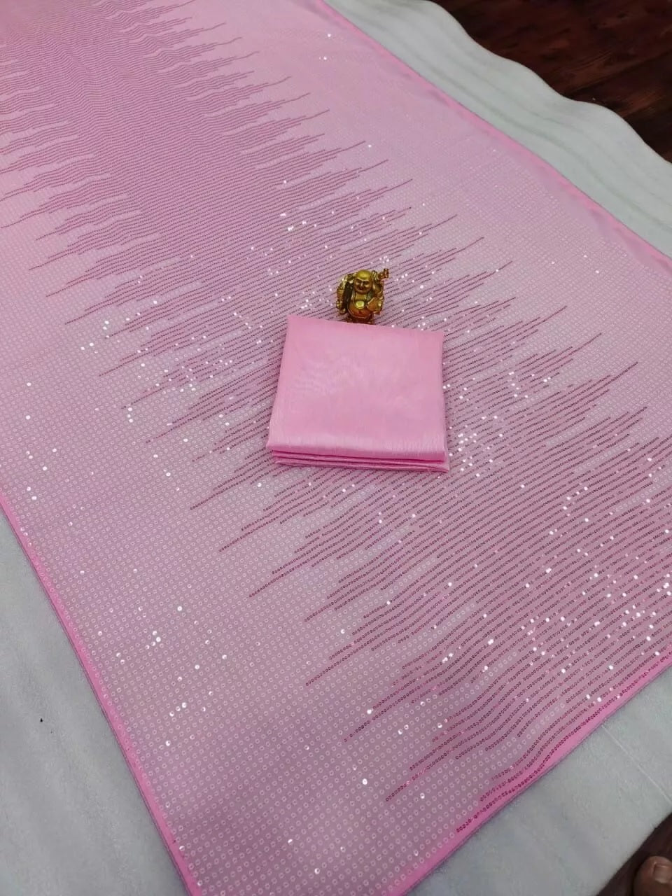 Georgette Party Wear Wedding Saree, New Indian Classic Function Sari