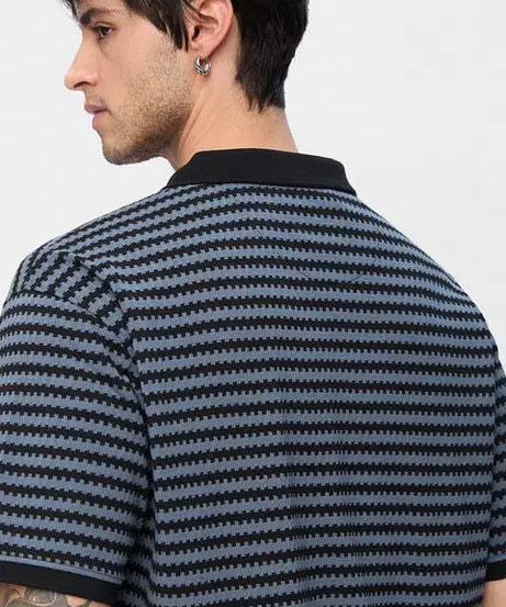 Jacquard Polo Twilight Oversized Polos