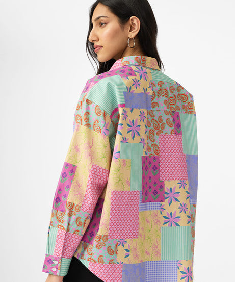 Pink Love Women Boyfriend Shirts