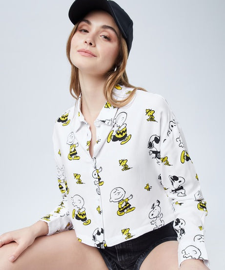 Peanuts Buddies Women Boxy Fit Shirts