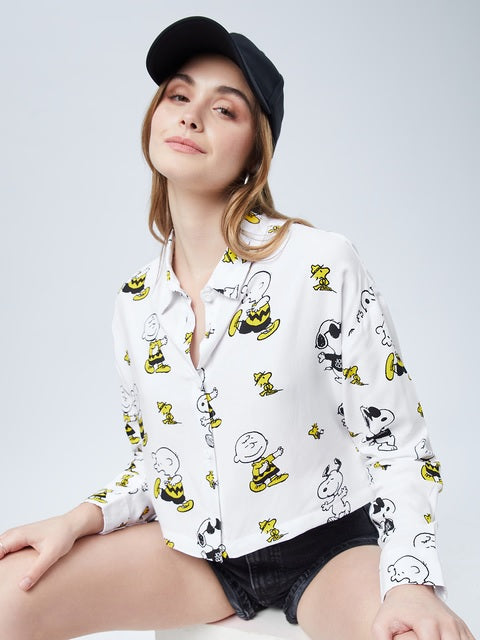 Peanuts Buddies Women Boxy Fit Shirts