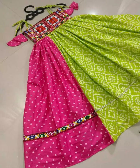 Kids Navratri Cotton Lehenga Choli