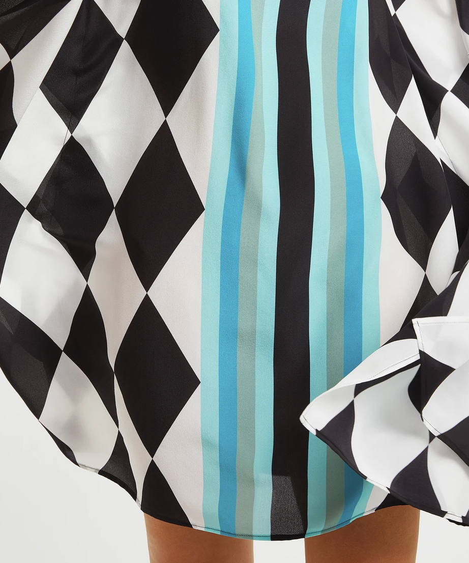 Soft Silk Crepe Kaftan - Luxurious Flowing Dress for Women's