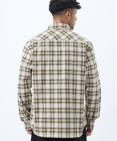 Checks Bumblebee Cotton Linen Shirts