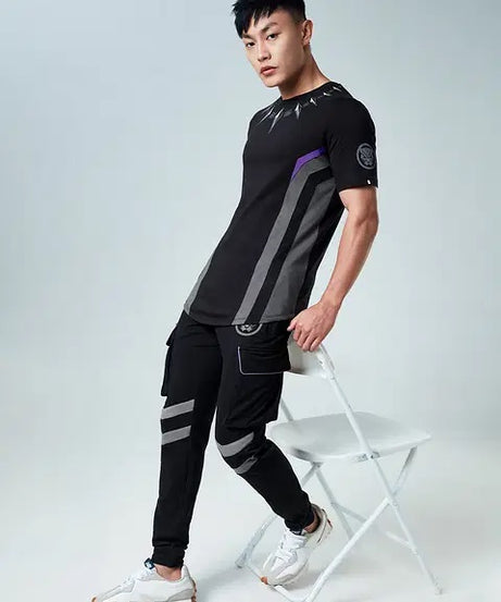 Black Panther For T'Challa Drop Cut T-Shirts