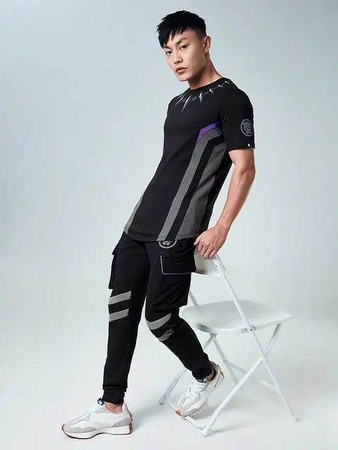 Black Panther For T'Challa Drop Cut T-Shirts