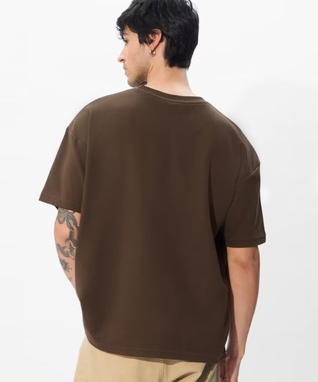 Souled Originals Fusion Brown Oversized T-Shirts