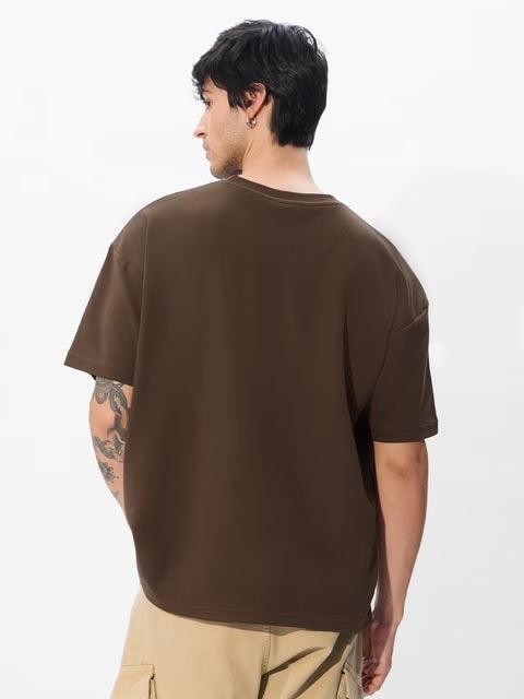 Souled Originals Fusion Brown Oversized T-Shirts