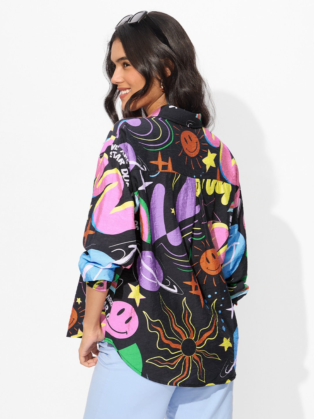 Space Ace Women Boyfriend Shirts