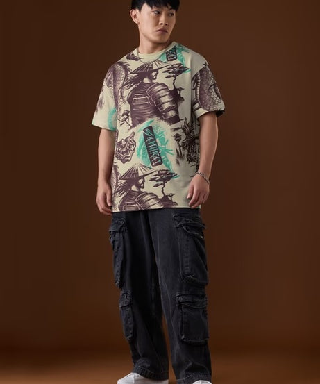 Samurai Oversized T-Shirts