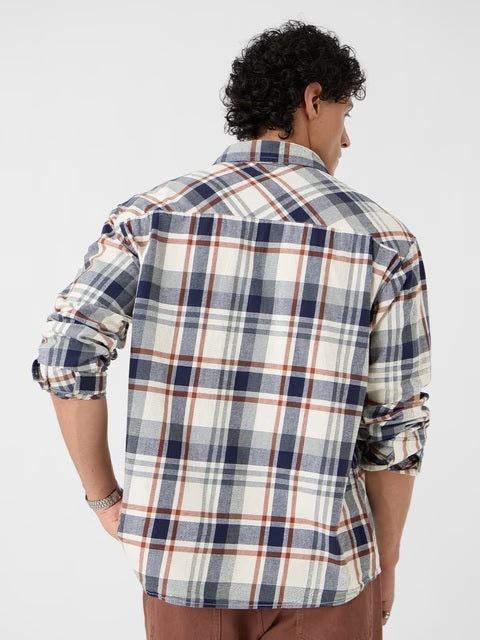 Plaid Harbor Men Relaxed Shirts