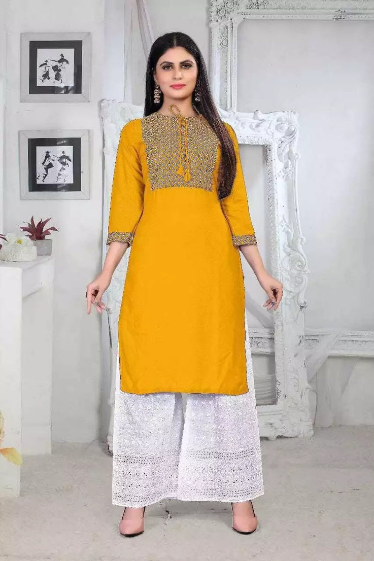 Designer Fancy FullStitched Rayon Top Pant & 2 Piece Set