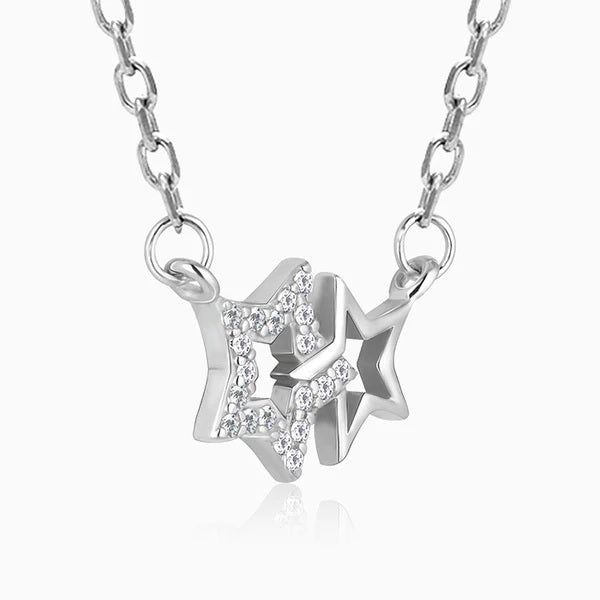 Silver Starry Affair Necklace