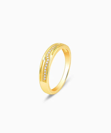 Golden Prominence Ring For Him
