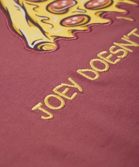 Friends Joey's Pizza Women Relaxed Fit T-Shirts