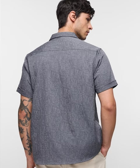 Graphite Men Textured Shirts