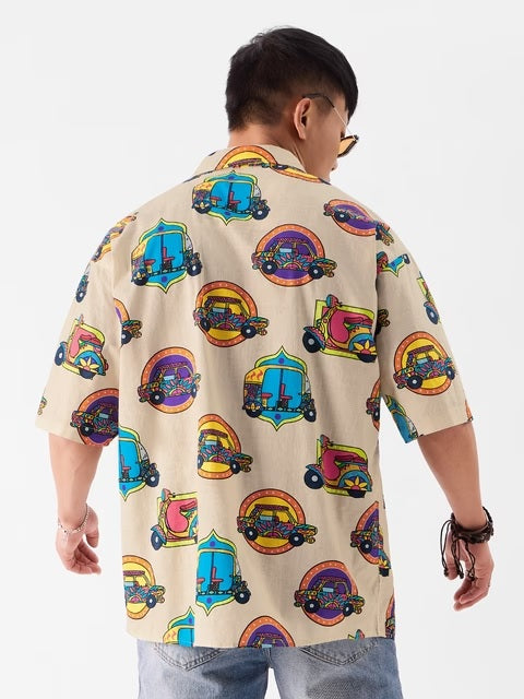 Desi Paintwork Oversized Shirts