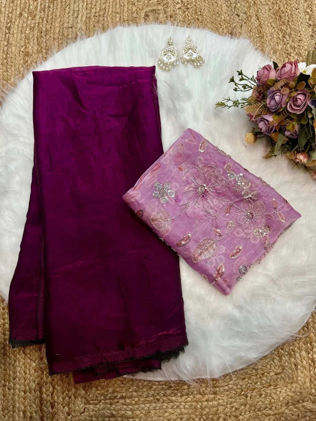 Soft Tebi Silk With Digital Print Saree, Traditional Wear Sari With Blouse