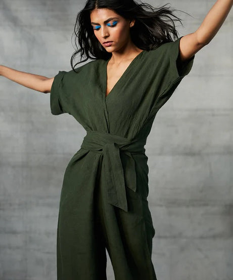 Linen Wrapped Jumpsuit