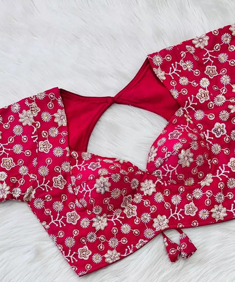 Stitched Maharaja Georgette Blouse & Choli