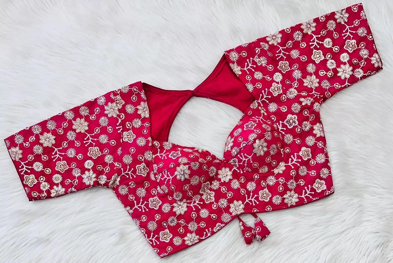 Stitched Maharaja Georgette Blouse & Choli