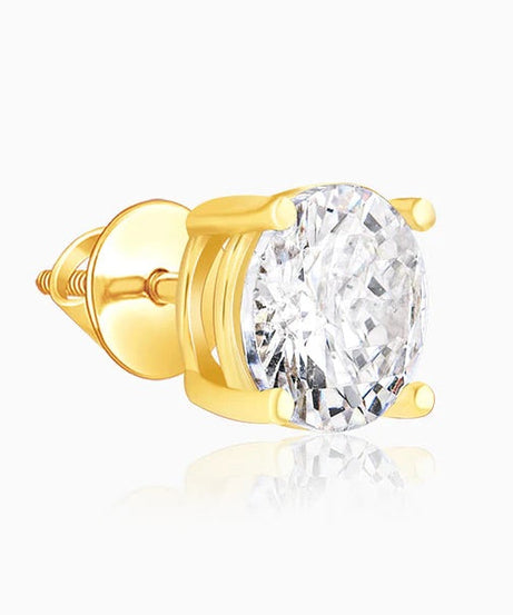 Golden Zircon Earrings