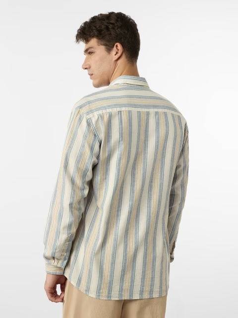 Stripes Sundown Cotton Linen Shirts