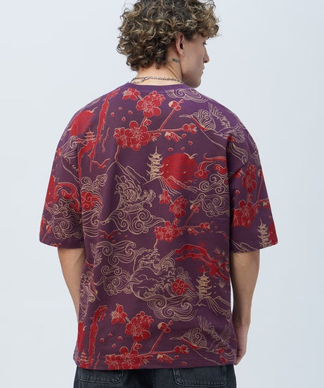 Sound Of Waves Super Oversized T-Shirts