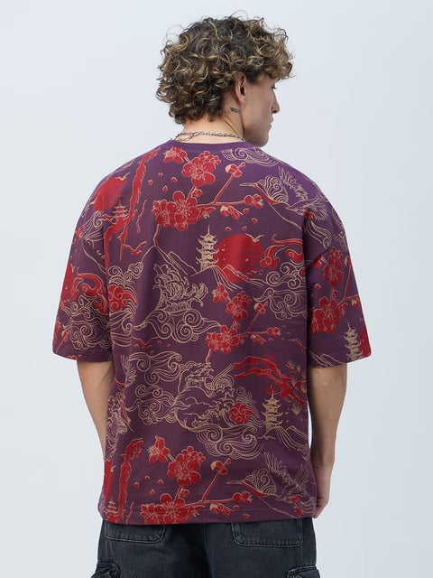 Sound Of Waves Super Oversized T-Shirts