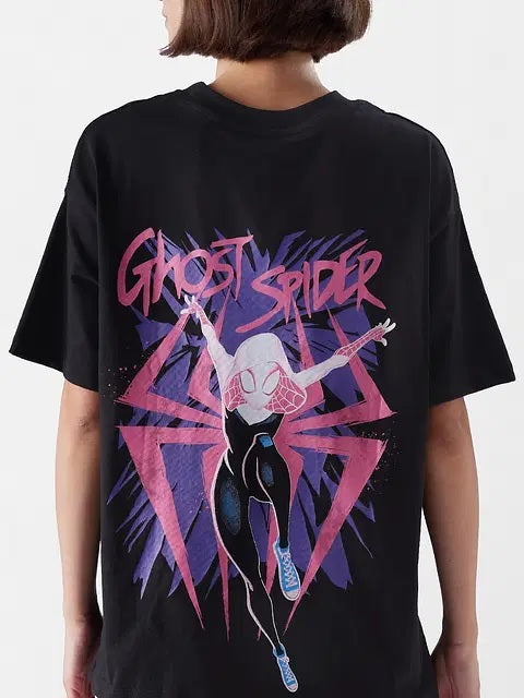 Spider-Man Across The Spider-Verse Women Oversized T-Shirt