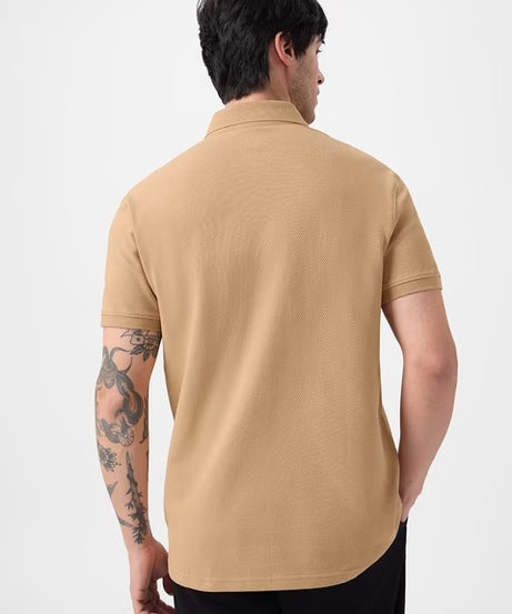 Popcorn Beige Polos T-shirt