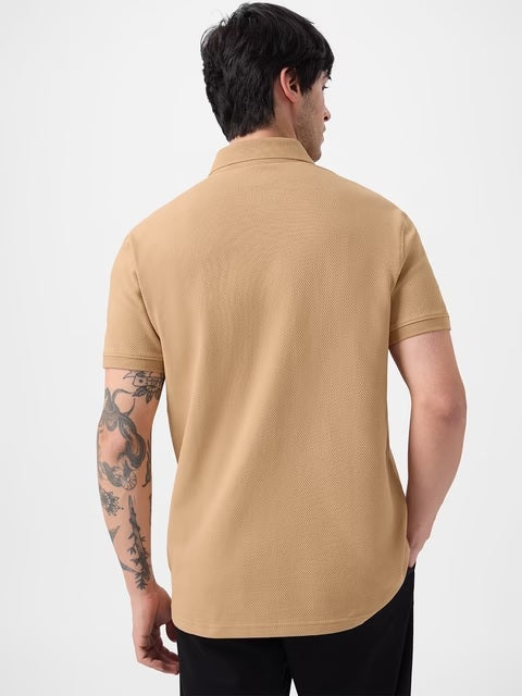 Popcorn Beige Polos T-shirt