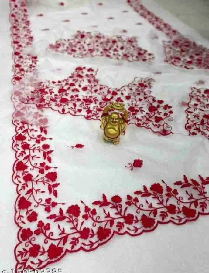 Wedding Wear Fancy Soft Organza Silk Saree, Traditional Classic Sari & Blouse