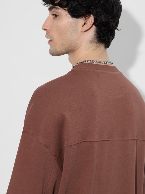 Varsity Rust Super Oversized T-Shirts